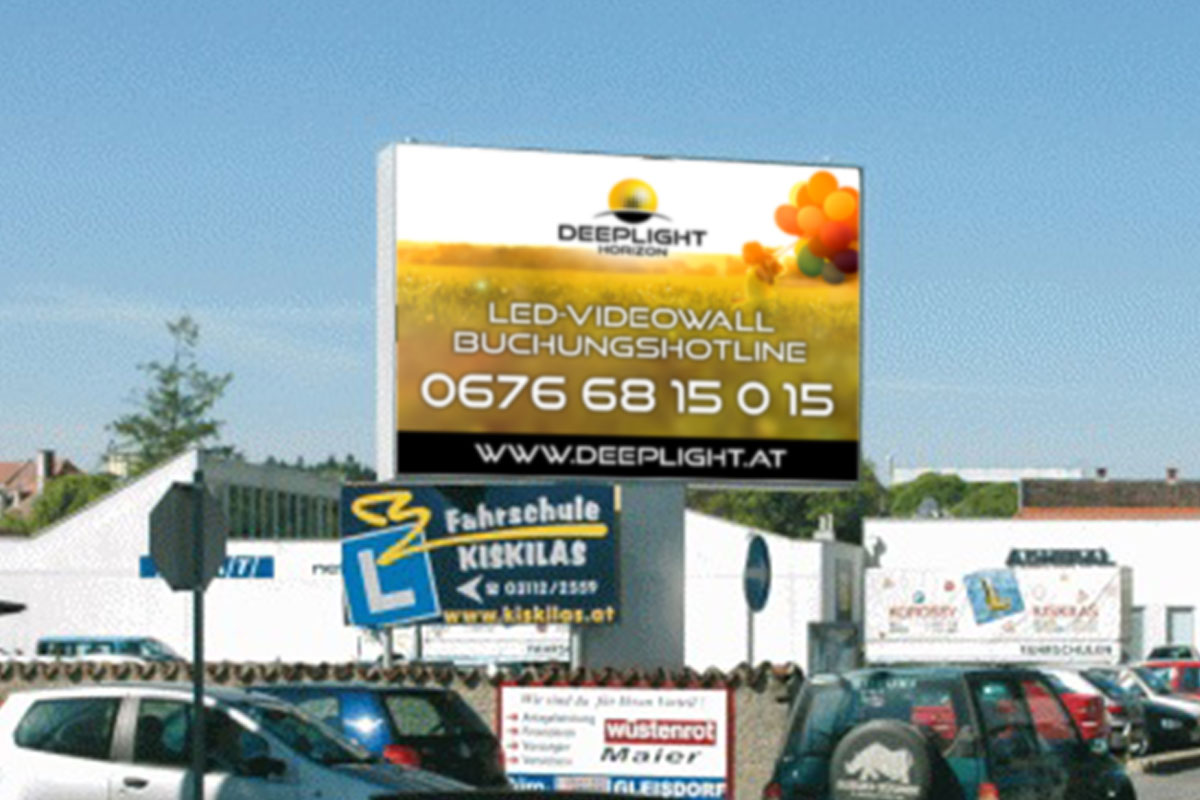 LED-Videowall Gleisdorf